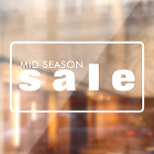 Winkelverkoop Venster vastklampen Raamsticker (Vel 2)