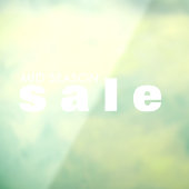 Winkelverkoop Venster vastklampen Raamsticker (Vel 3)