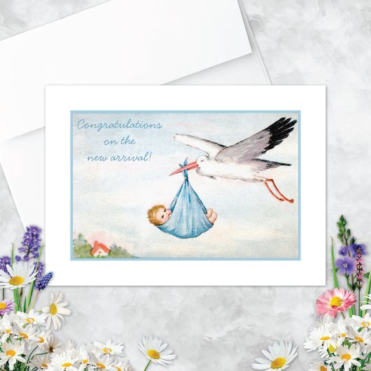  winkelwagen - Gefeliciteerd Kaart