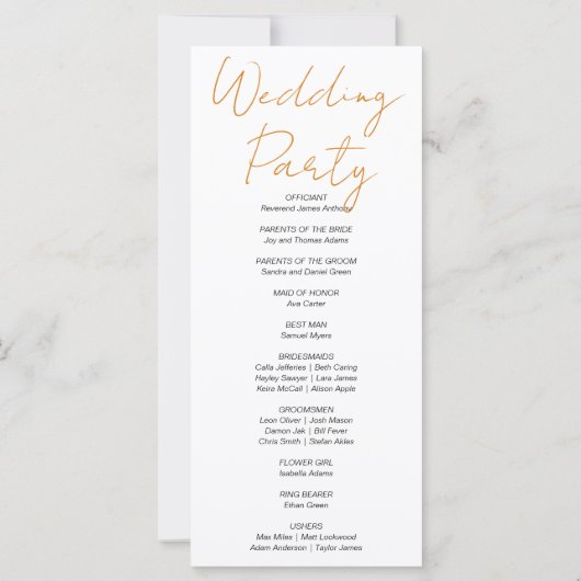 Winkelwagen van Pompoenen Herfst Wit Trouwprogramm (Achterkant)