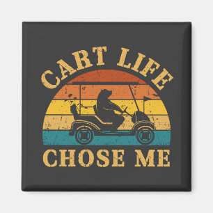 Winkelwagenleven koos voor mij Grappig Golf Cart Q Magneet