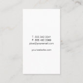 Winkelwagentje/e-handel Visitekaartje (Achterkant)