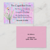 Winkelwinkel Visitekaartje met vogelpest (Voorkant / Achterkant)