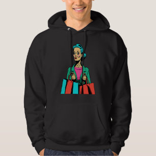 Winkelwoede Pop Winkelen Moeder 2 Hoodie