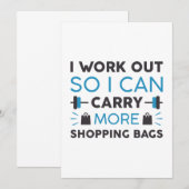 Winkelzakken uitwerken bedankkaart (Voorkant / Achterkant)