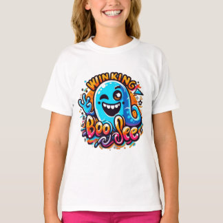 Winking Boo Jee ghost T-shirt