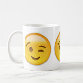 Winking Face Emoij Koffiemok (Links)