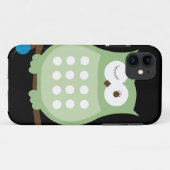 Winking Owl iPhone 5 Coque (Vert) (Dos (Horizontal))