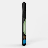 Winking Owl iPhone 5 Coque (Vert) (Dos/Droite)