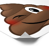 Winking Poop Emoji Poster (Hoek)