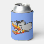 Winking Whale Cartoon Koelbox Blikjeskoeler (Blikje Voorkant)