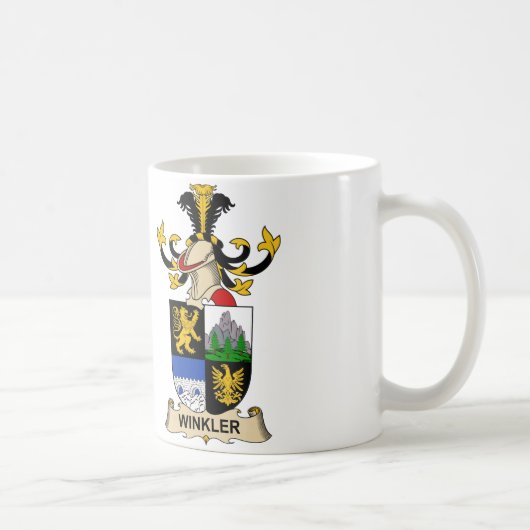 Winkler Family Crest Koffiemok (Rechts)