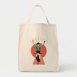 Winnaar Biker Retro Stijl Vrijheid Tote Bag