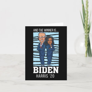 Winnaar Champions President Joe Biden Kamala Harri Kaart