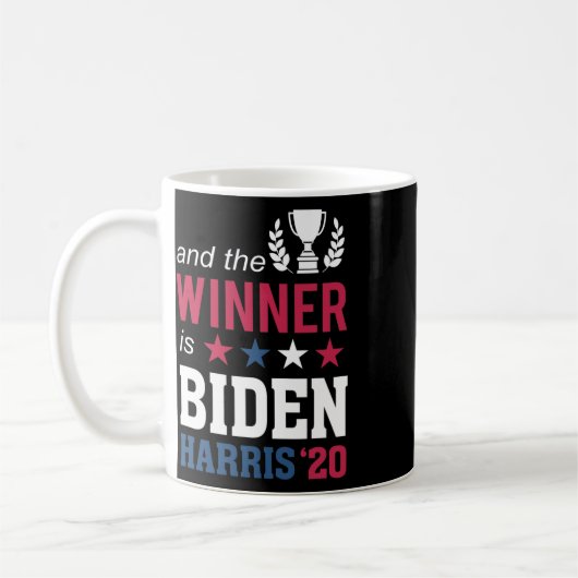 Winnaar Champions President Joe Biden Kamala Harri Koffiemok (Links)