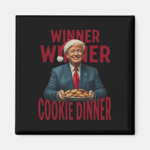 Winnaar Cookie Dinner Funny Trump 2024 47e Magneet
