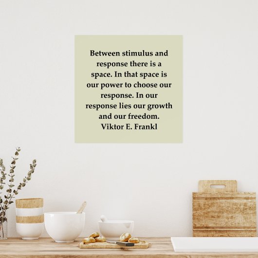 winnaar frankl quote poster (Keuken)