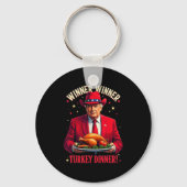 Winnaar Grappig Winnaar Turkije Diner Trump PJS Be Sleutelhanger (Voorkant)