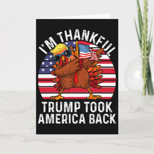 Winnaar Ik ben dankbaar dat Trump Amerika heeft ge Kaart