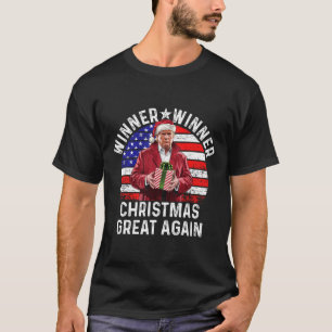 Winnaar Kerst Grote Opnieuw Trump Funny Hu T-shirt