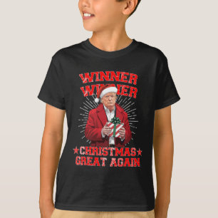 Winnaar Kerst Grote Opnieuw Trump Funny Hu T-shirt