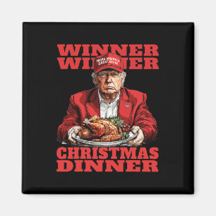 Winnaar Kerstdiner Funny Trump Xmas Sa Magneet
