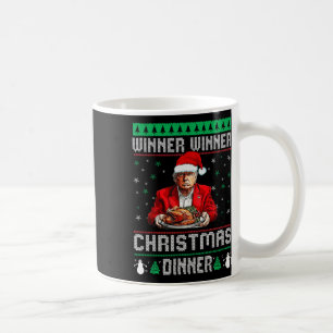 Winnaar Kerstdiner Santa Trump Ugly Sw Koffiemok