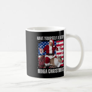 Winnaar Kerstdiner Santa Trump Ugly Sw Koffiemok