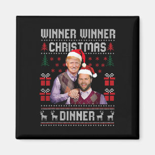 Winnaar Kerstdiner Santa Trump Vance U Magneet