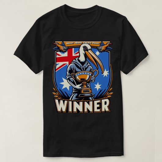 Winnaar Kip Diner 9 T-shirt (Design voorkant)