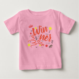 Winnaar Kroon Ster Peuter Baby Top 3/4 Shirt