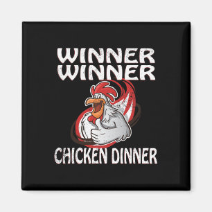 Winnaar Loser Video Game Chicken Dinner Speler Magneet