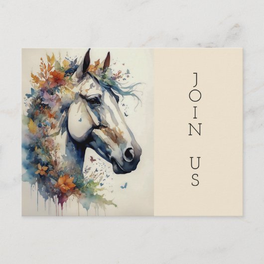 WINNAAR MET BLOEMEN UITNODIGING (Voorkant)