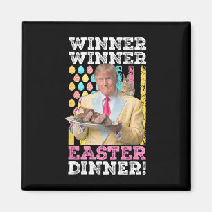 Winnaar Pasen Diner Grappig Trump Pasen US Magneet