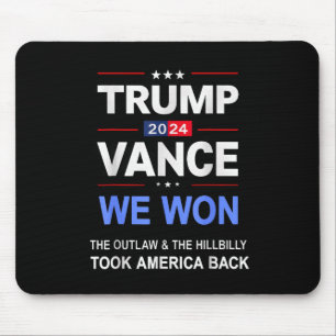 Winnaar Trump Vance We Won Nam Byck America Aanden Muismat