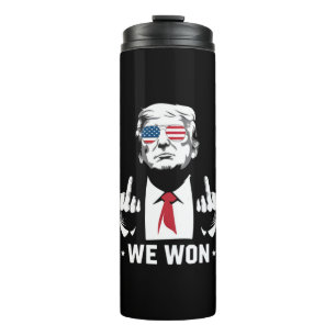 Winnaar Trump We Won Inauguratie Dag 47th  Thermosbeker