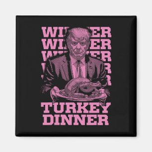 Winnaar Turkije Diner Grappig Trump Thanksgiving Magneet