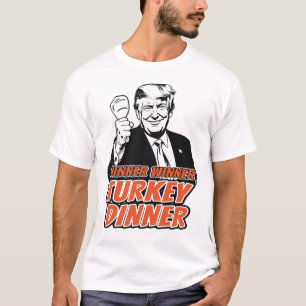 Winnaar Turkije Diner Grappig Turkije Trump Tha T-shirt