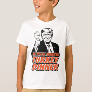 Winnaar Turkije Diner Grappig Turkije Trump Tha T-shirt