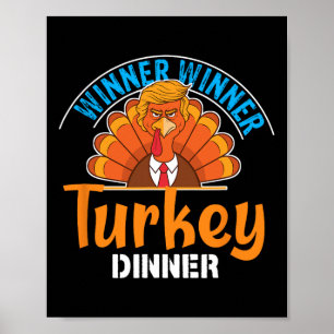 Winnaar Turkije Diner Grappige Thanksgiving Tru Poster