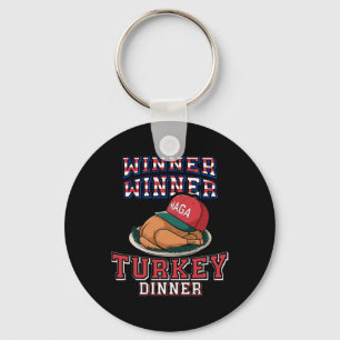 Winnaar Turkije Diner Trump Thanksgiving Hum Sleutelhanger