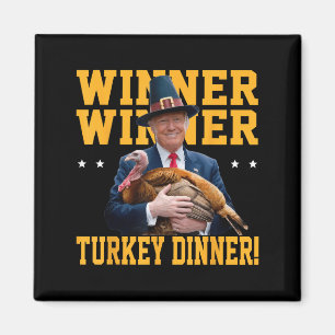 Winnaar Turkije Diner Trump Thanksgiving Magneet