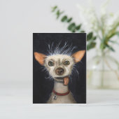 Winnaar van de Ugly Dog Contest 2011 Briefkaart (Staand voorkant)