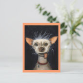 Winnaar van de Ugly Dog Contest 2011 Briefkaart (Staand voorkant)