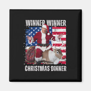 Winnaar Winnaar Kerst Diner Sinterklaas Trump Leli Magneet