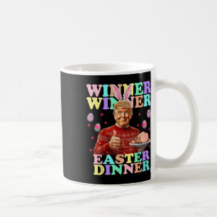 Winnaar Winnaar Pasendiner President Trump Gelukki Koffiemok