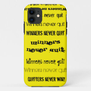 Winnaars geven nooit op iPhone 5 Hoesje