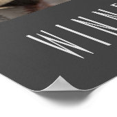 Winnaars houden nooit Inspirerend honkbal uit Poster (Hoek)