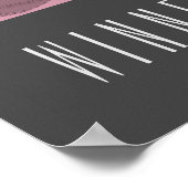 Winnaars Nooit stoppen met Inspirerend honkbal Pop Poster (Hoek)