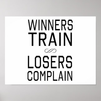 Winnaars Trein, eBay-laden Poster